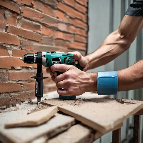 How To Drill Into Brick Without Hammer Drill