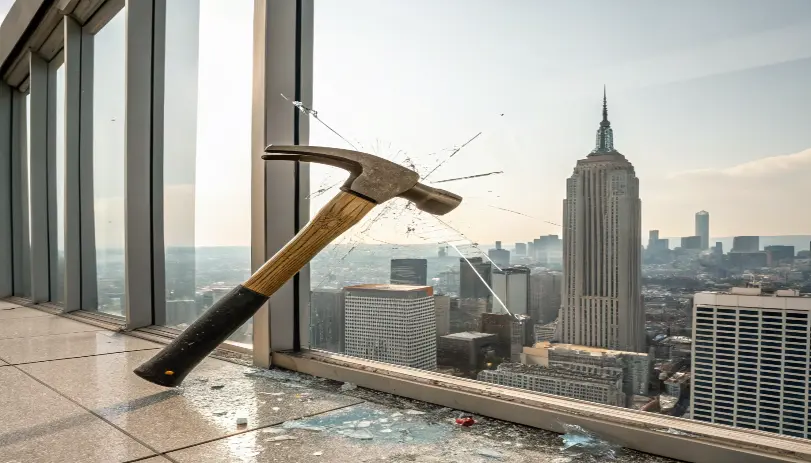 Can You Break a Skyscraper Window with a Hammer